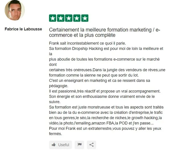 franck houbre formation avis