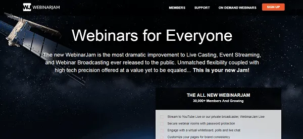 WebinarJam, plateforme webinaire ergonomique et efficace pour les entrepreneurs web