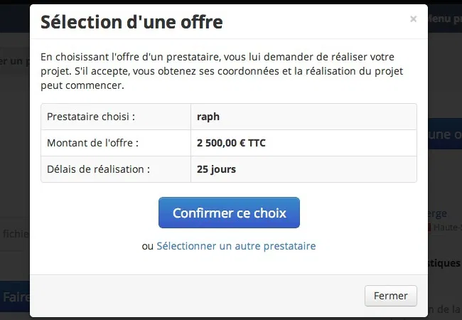 selection offre codeur avis